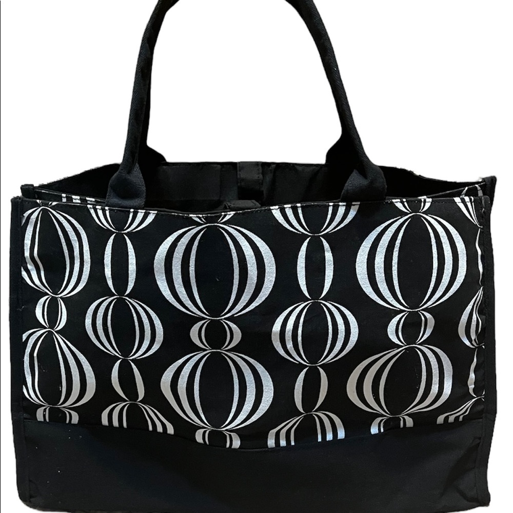 Buckhead Betties Canvas Black/White Tote